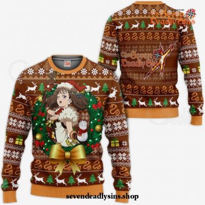 Lady Diane Ugly Christmas Sweater Seven Deadly Sins Xmas Gift VA11 Sweater / S Official Death Note Merch