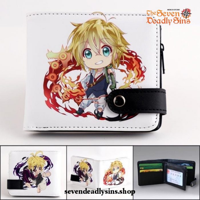 The Seven Deadly Sins Meliodas Wallet - Dragons Sin Of Wrath Coin Pocket