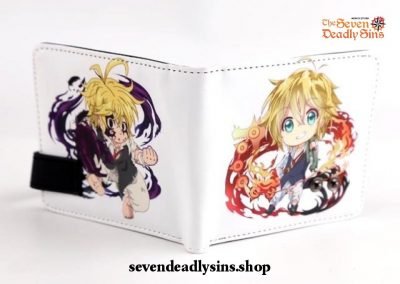 The Seven Deadly Sins Meliodas Wallet - Dragons Sin Of Wrath Coin Pocket