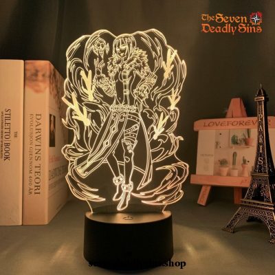 The Seven Deadly Sins Merlin 3D Led Lamp
