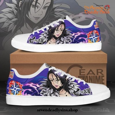 Merlin Skate Shoes The Seven Deadly Sins Anime Custom Sneakers PN10 Men / US6 Official Death Note Merch
