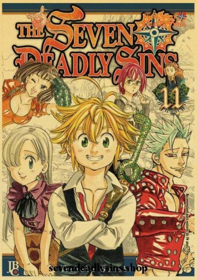 The Seven Deadly Sins Movie No.11 Kraft Paper Poster