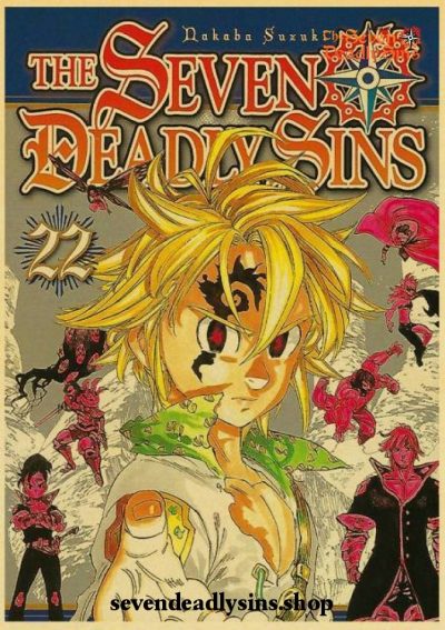 The Seven Deadly Sins Movie No.22 Kraft Paper Poster