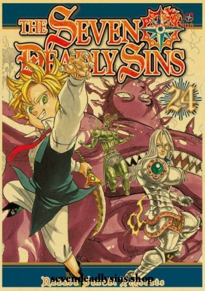 The Seven Deadly Sins Movie No.24 Kraft Paper Poster
