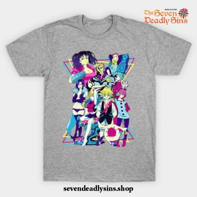The Seven Deadly Sins - Retro T-Shirt Gray / S
