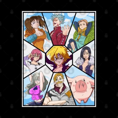 Seven Deadly Sins Anime Tapestry Official Cow Anime Merch