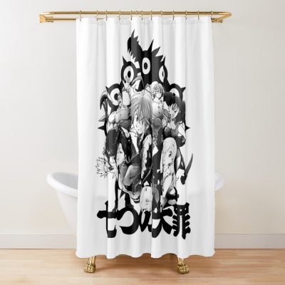 Shower Curtain Official Cow Anime Merch