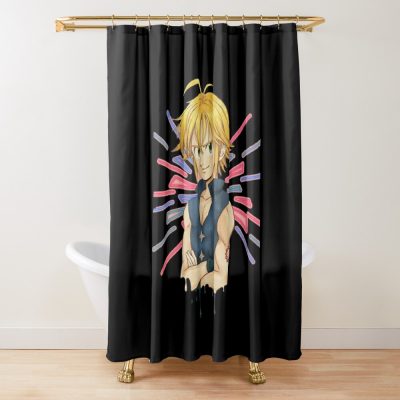 Seven Deadly Sins Anime Shower Curtain Official Cow Anime Merch