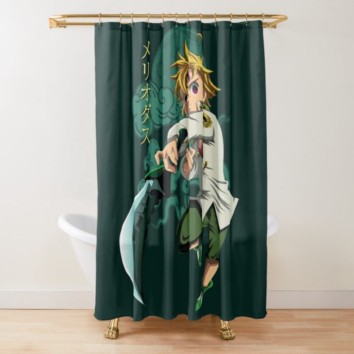 Meliodas Full Counter Shower Curtain Official Cow Anime Merch