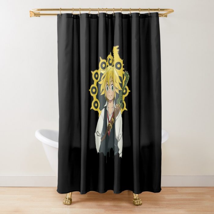 Seven Deadly Sins Anime Shower Curtain Official Cow Anime Merch