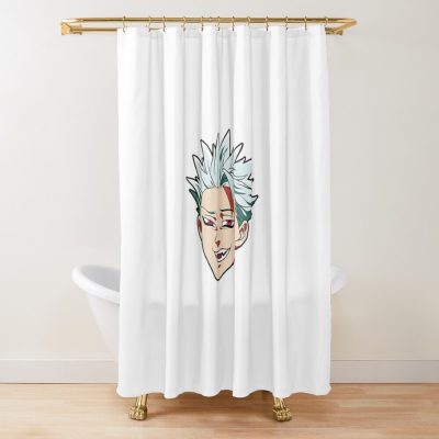 Ban Face Shower Curtain Official Cow Anime Merch